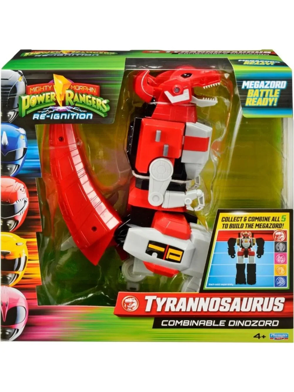 Mighty Morphin Tyrannosaurus Deluxe Dinozord - Combinable Power Rangers Toy